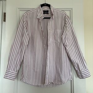 Spier & MacKay Red and White Striped OCBD